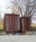 Abandoned Wooden CN Boxcars